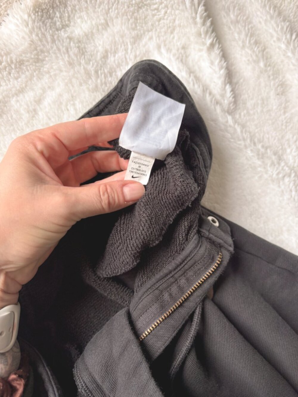 Nike Modern Fleece
Women's High-Waisted French Terry Trousers Black Size M - Picture 7 of 9